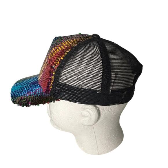 Flip It! Sequin Hat OS Adjustable NWT - Picture 6 of 9